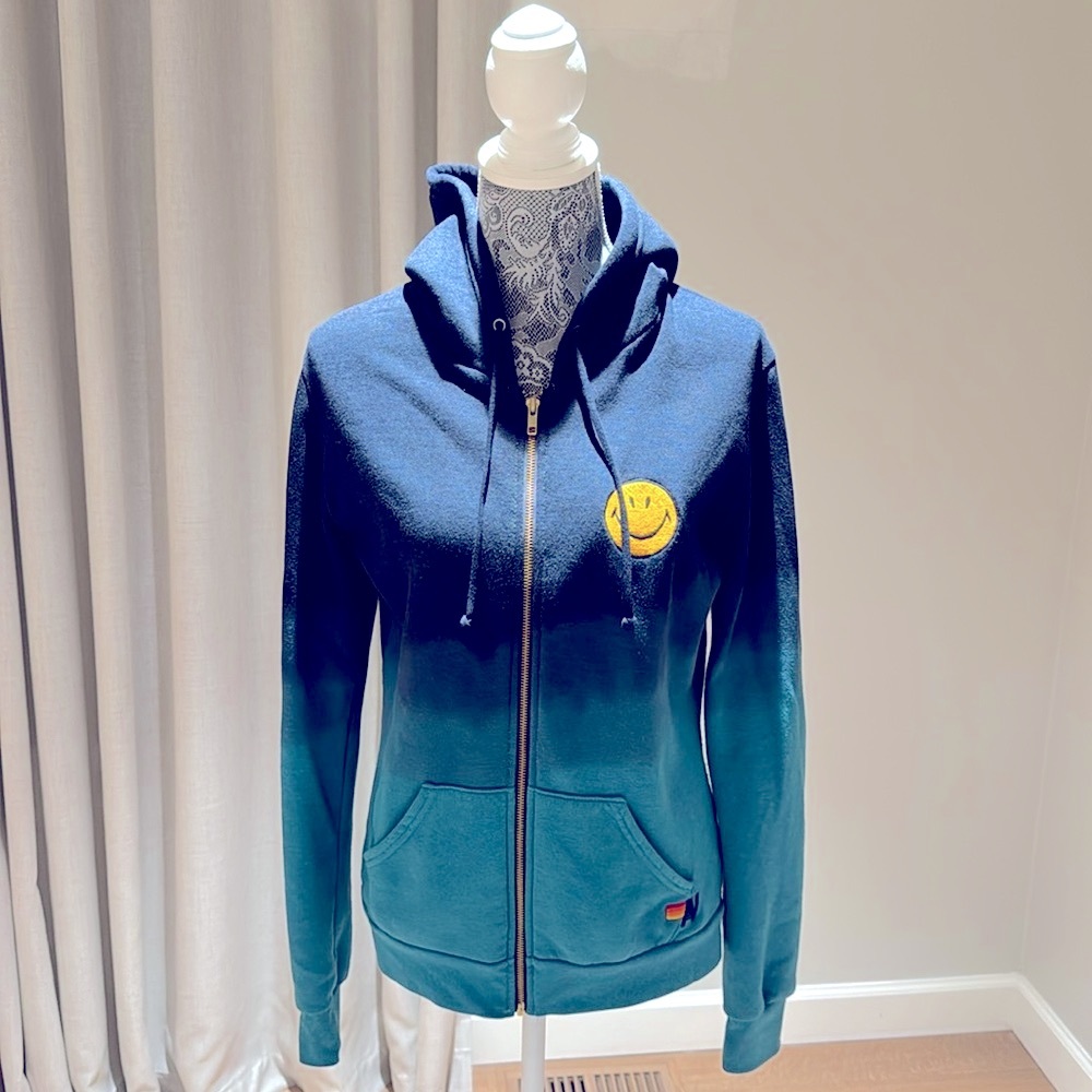 Aviator Nation essential zip hoodie